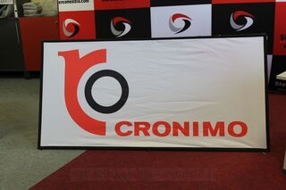 Cronimo two-sided soft banner 2x1m