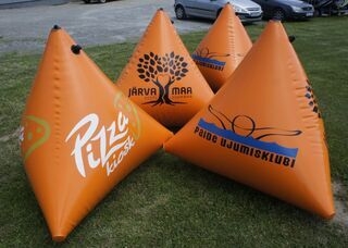 Custom printed buoys