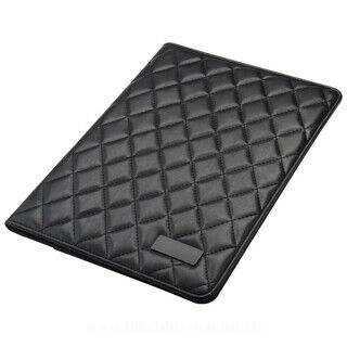 CrisMa A4 writing case with quilted design and metal plate 2. picture