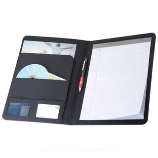 CrisMa A4 writing case with quilted design and metal plate 3. picture