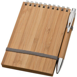 Note pad with bamboo cover A6 2. picture
