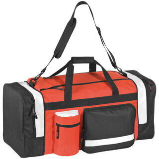 Big sports and travel bag with many compartments