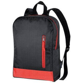 420D polyester backpack with coloured stripes