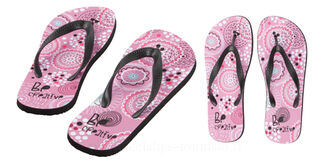 sublimation beach slippers