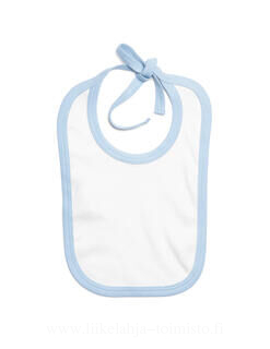 Baby Bib with Contrast Ties 3. picture