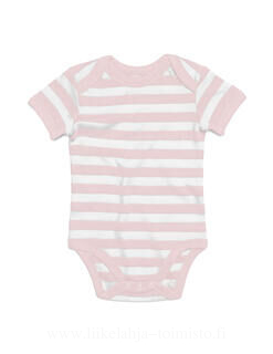 Baby Striped Short Sleeve Bodysuit 9. kuva