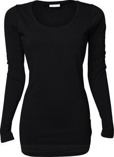 Ladies Stretch LS Tee Extra Long 5. picture