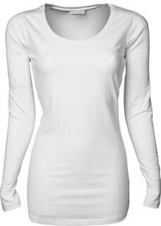 Ladies Stretch LS Tee Extra Long 3. picture
