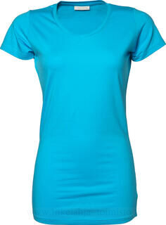 Ladies Stretch Tee Extra Long 13. picture