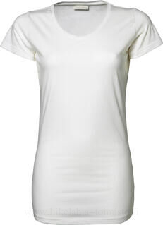 Ladies Stretch Tee Extra Long 2. picture