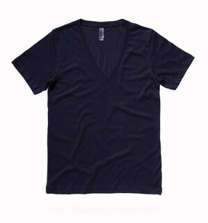 Unisex Jersey Deep V-Neck T-Shirt 3. picture