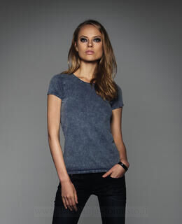Ladies` Denim Effect T-Shirt 2. kuva