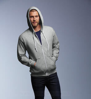 Adult Fashion Full-Zip Hooded Sweat 4. picture