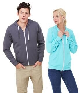Unisex Poly-Cotton Full Zip Hoodie 2. picture