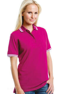 Womens Tipped Collar Polo 2. picture
