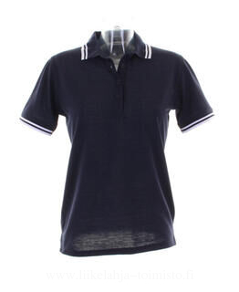 Womens Tipped Collar Polo 3. picture
