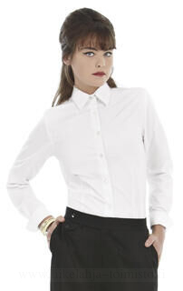 Ladies` Heritage Long Sleeve Poplin Shirt 3. picture