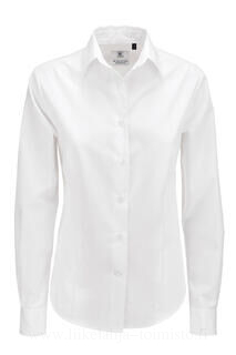 Ladies` Smart Long Sleeve Poplin Shirt 5. picture