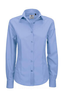 Ladies` Smart Long Sleeve Poplin Shirt 9. picture