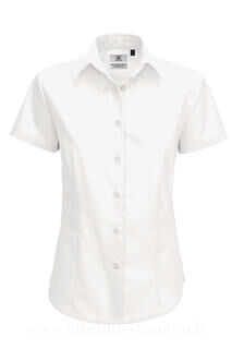 Ladies` Smart Short Sleeve Poplin Shirt 5. picture