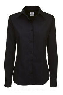 Ladies` Sharp Twill Long Sleeve Shirt 7. picture