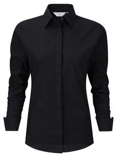 Ladies` LS Ultimate Stretch Shirt 8. picture