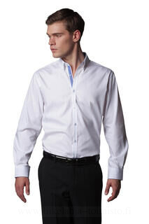 Contrast Premium Oxford Button Down Shirt LS 2. picture