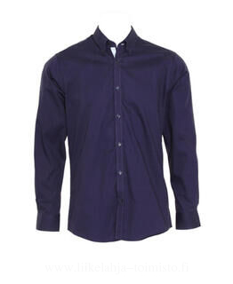 Contrast Premium Oxford Button Down Shirt LS 8. picture