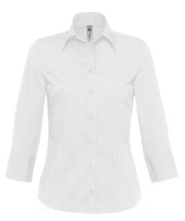 Poplin Blouse with 3/4 Sleeves 3. picture
