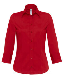 Poplin Blouse with 3/4 Sleeves 7. picture