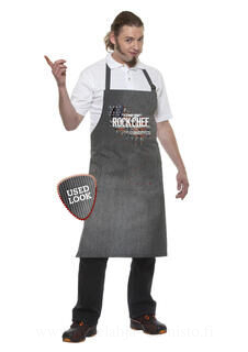 Rock Chef Stripe Bib Apron 2. kuva